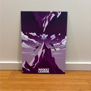 Rocket League Displate Metal Poster